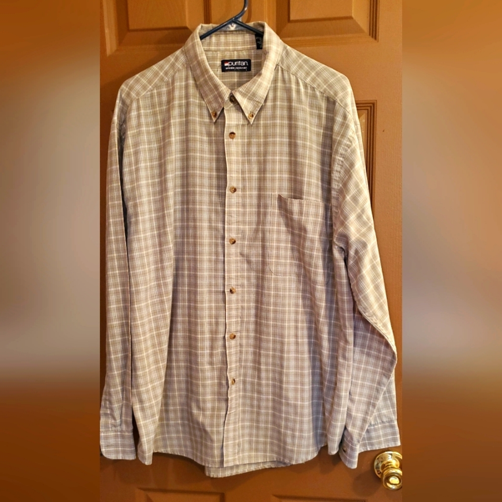 Puritan Wrinkle Resistant Long Sleeve Button-Up